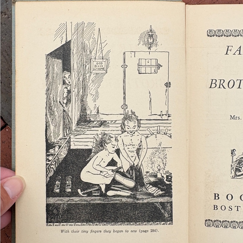 Vintage 1950s Fairy Tales of the Brothers Grimm Princess Rapunzel Princess Goth